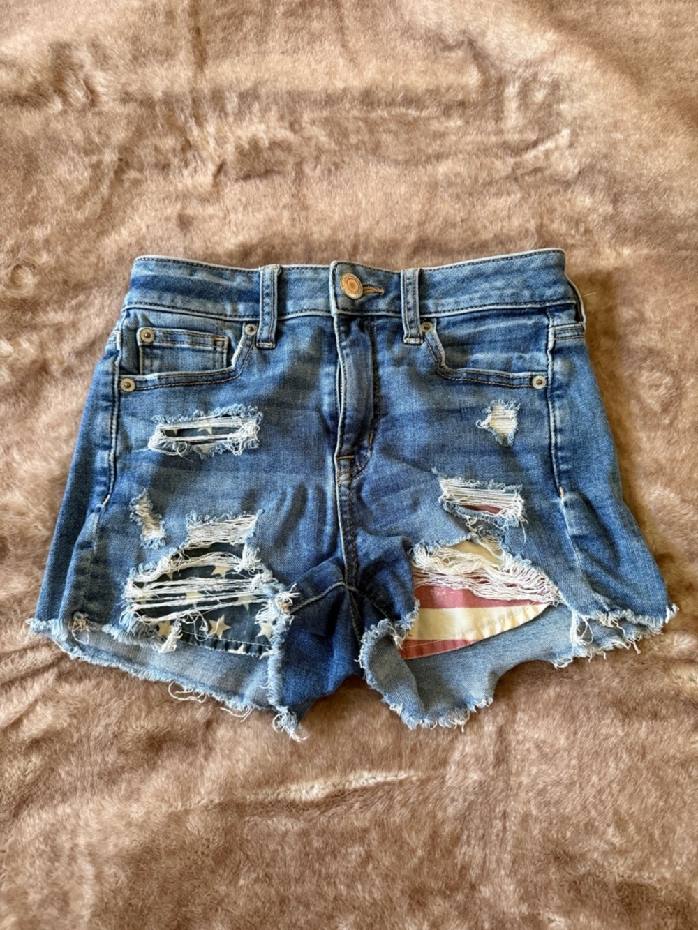 American Eagle High Rise Jean Shorts
